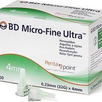 Bd Micro Fine Insulinespuit 0 5ml U100 Naald 0 30mm 30g X 8mm