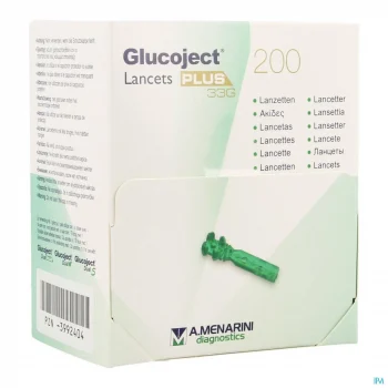 Glucoject Lancetten Plus 33g 100 Stuks