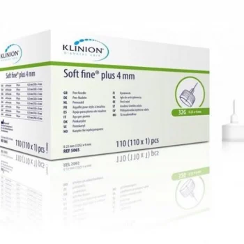 Klinion Diabetes Care Soft Fine Plus Pennaalden 0 23mm 32g X 4mm 110 Stuks