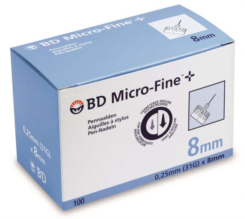 Bd Micro-fine Pennaalden 31g 8mm 100 Stuks
