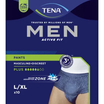 Tena Tena Men Active Fit Pants Plus S M Of L Xl 1